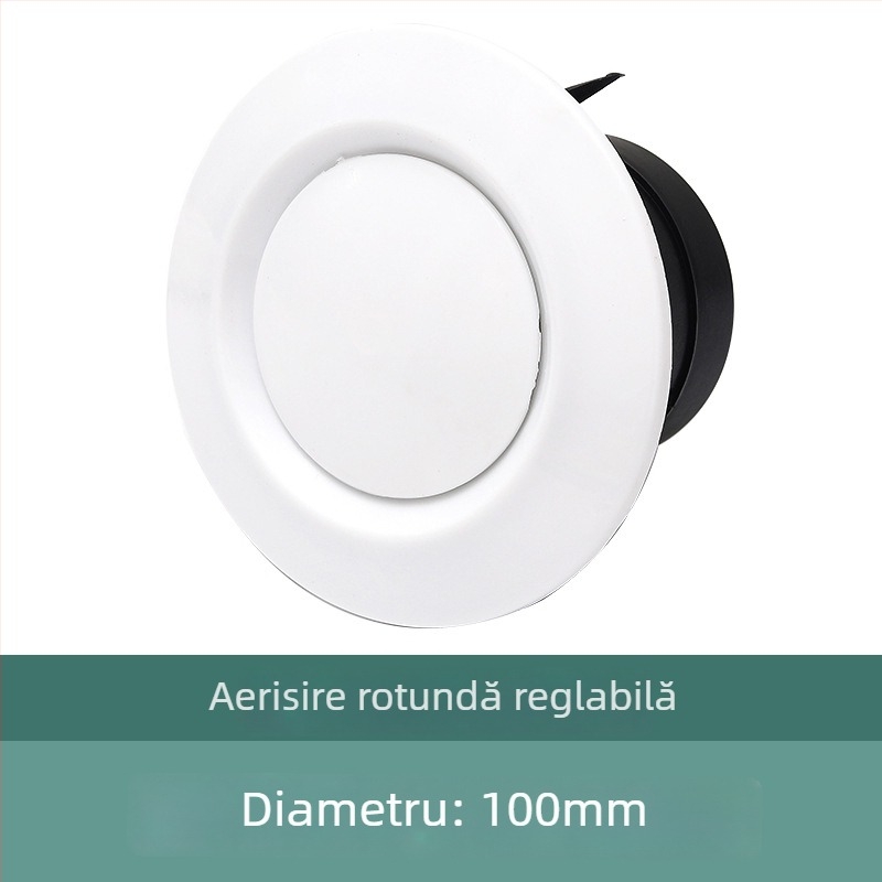 Gură de aer circulară din ABS pentru sistemul de aer proaspăt al locuințelor