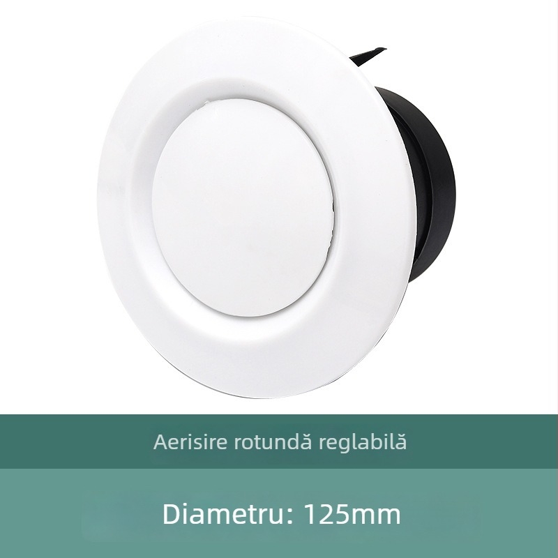 Gură de aer circulară din ABS pentru sistemul de aer proaspăt al locuințelor