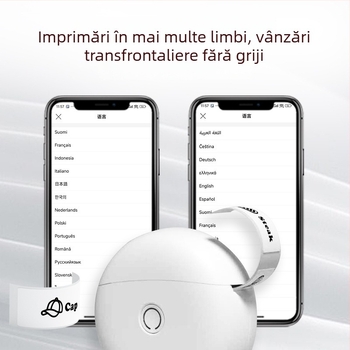 L10 Mini imprimantă de etichete termice cu Bluetooth pentru uz casnic – imprimantă portabilă de etichete