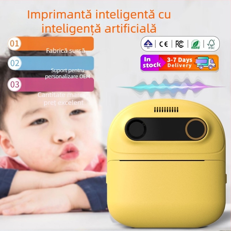 Imprimantă AI pentru graffiti pentru copii, cu control vocal, imprimare printr-un singur clic, suport pentru personalizare OEM și comenzi en gros