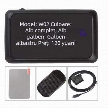HUD pentru mașini, universal OBD2, afișare viteză și turații, ecran reflexiv de înaltă definiție