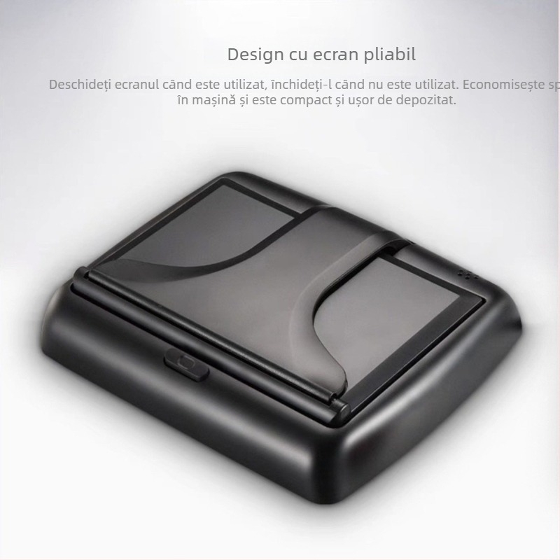 Car Shield 12-24V Display universal pentru vedere în spate, monitor pliabil de birou 4.3 inch TFT LCD