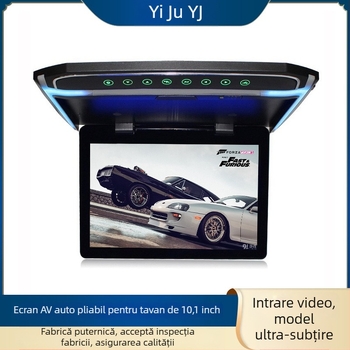 Display LCD auto cu montaj pe plafon, ultra-subțire, 10,1 inch