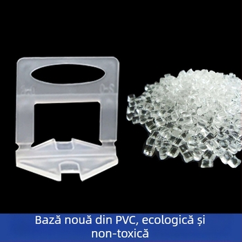 Bază de nivelare a plăcilor îngroșată, cu distanțiere pentru rosturi de 0.35 mm și 1.5 mm – unealtă de poziționare pentru montajul plăcilor