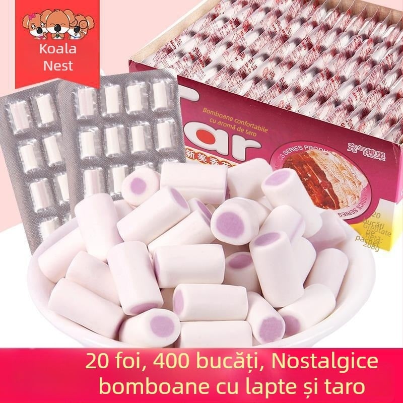 Bomboane cu lapte de taro – gust nostalgic de copilărie, cu umplutură