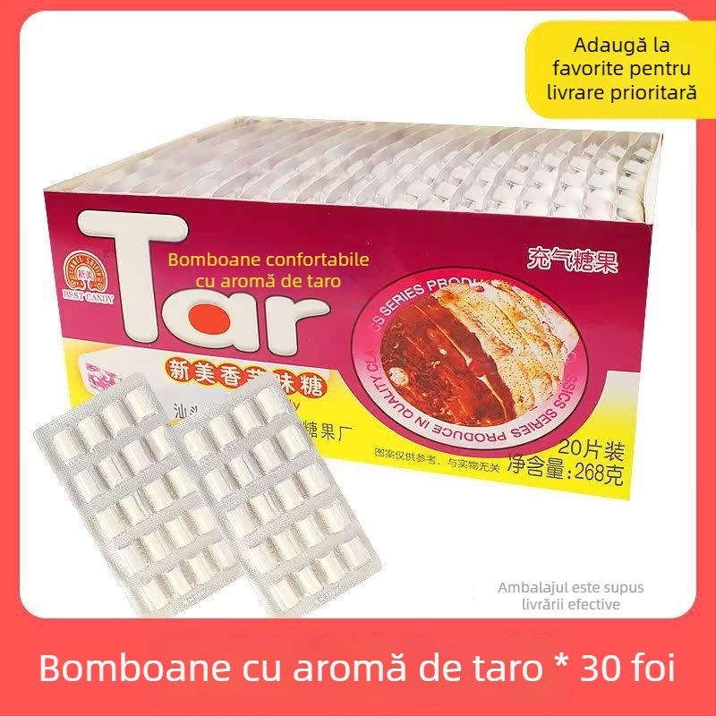 Bomboane cu lapte de taro – gust nostalgic de copilărie, cu umplutură