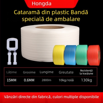 Cuplă din plastic pentru bandă de ambalare 1506 – închizător de mână pentru bandă