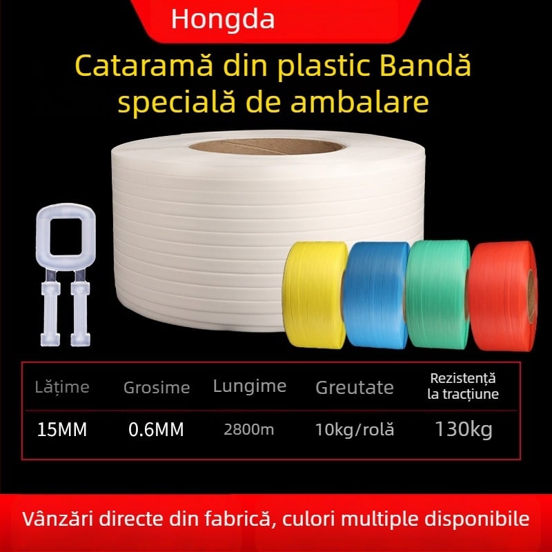 Cuplă din plastic pentru bandă de ambalare 1506 – închizător de mână pentru bandă