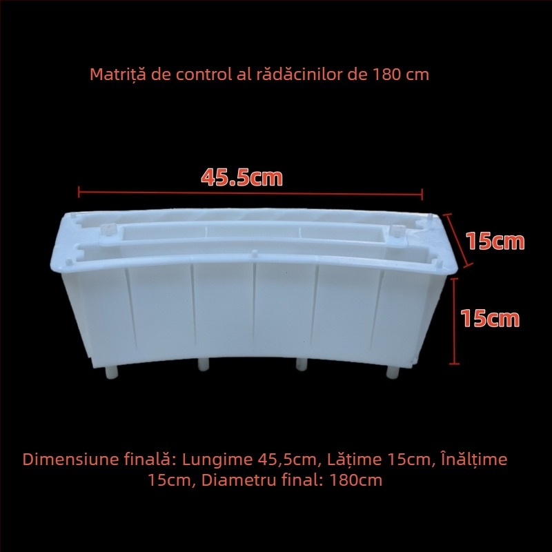 Forme de control al rădăcinilor pentru grădinărit, garduri din piatră falsă, plăci de podea, copaci de parc și plante verzi