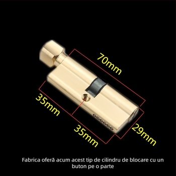 Xingwei 8525 încuietoare cu mâner pentru uși din plastic-otel, încuietoare pentru ușă din aliaj de aluminiu, încuietoare clasică pentru uși batante cu cilindru, lacăt de balcon