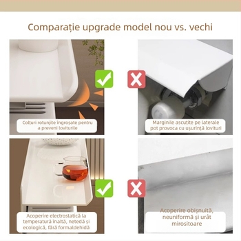 Raft de depozitare deasupra caloriferului, decor de perete pentru living, separator anti-fum