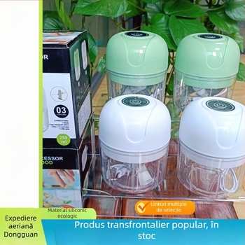 Curățitor electric de usturoi, zdrobitor de usturoi, presă de usturoi, blender mic, mașină de tocat carne.