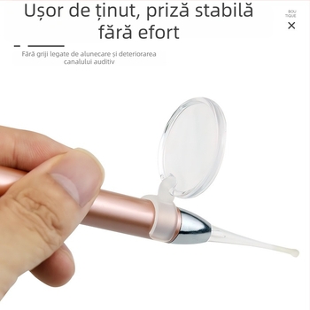 Set de lingurițe pentru urechi luminoase cu vizualizare, pentru copii