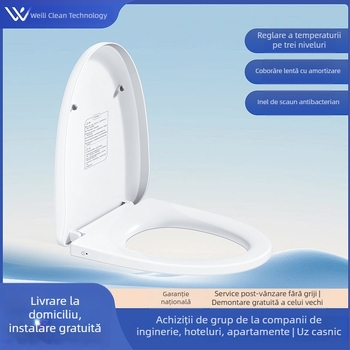 Capac de toaletă inteligent cu încălzire la temperatură constantă, pentru uz casnic, retrofit și upgrade Gb1J