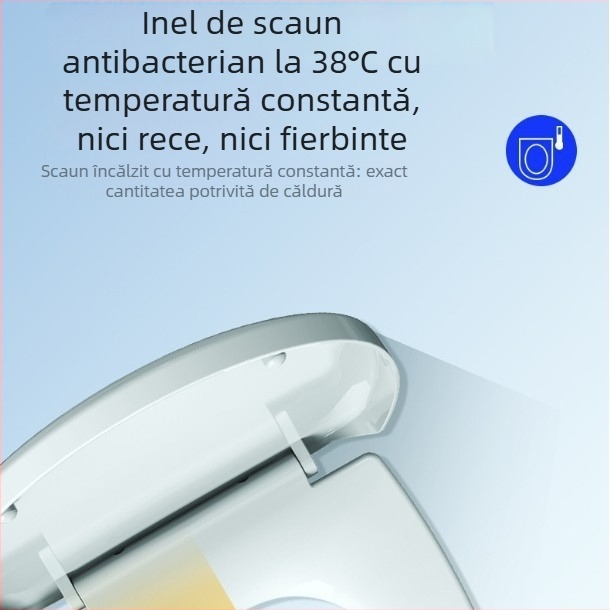 Capac de toaletă inteligent cu încălzire la temperatură constantă, pentru uz casnic, retrofit și upgrade Gb1J