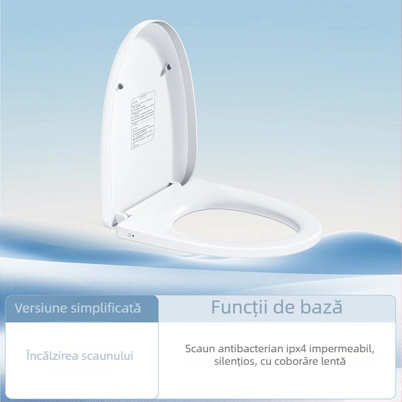 Capac de toaletă inteligent cu încălzire la temperatură constantă, pentru uz casnic, retrofit și upgrade Gb1J