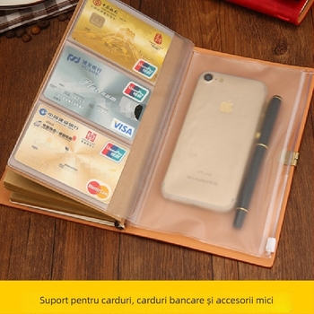 A6 caiet retro cu curea, planner din piele moale, personalizabil, jurnal de buzunar pentru călătorii cu slot pentru carduri și pagini detașabile