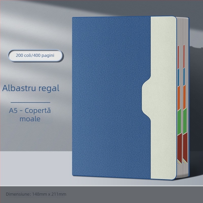 Jurnal de lucru, foarte gros, model nou 2026, stil simplu, planificator multifuncțional pentru studenți, carnet cu note organizate