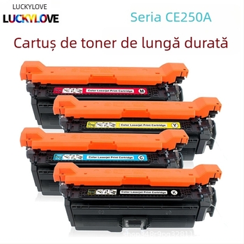 CE250A cartuș toner compatibil HP CP3525 serie (CP3525n/dn, CM3530fs) și pulbere toner HP504A