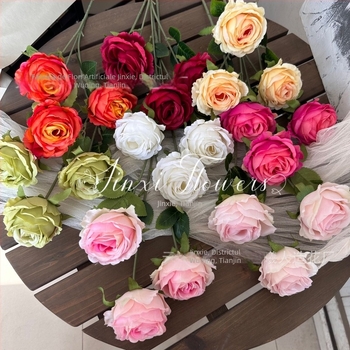 Floare artificială Moon Rose pentru decor de nuntă, decor acasă, decor hotel și recuzită pentru fotografie