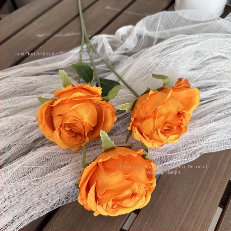 Floare artificială Moon Rose pentru decor de nuntă, decor acasă, decor hotel și recuzită pentru fotografie