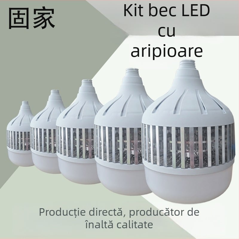 Carcasă LED în formă de aripă, accesorii din a treia generație, 50W, 80W, 100W, 150W, disipare termică
