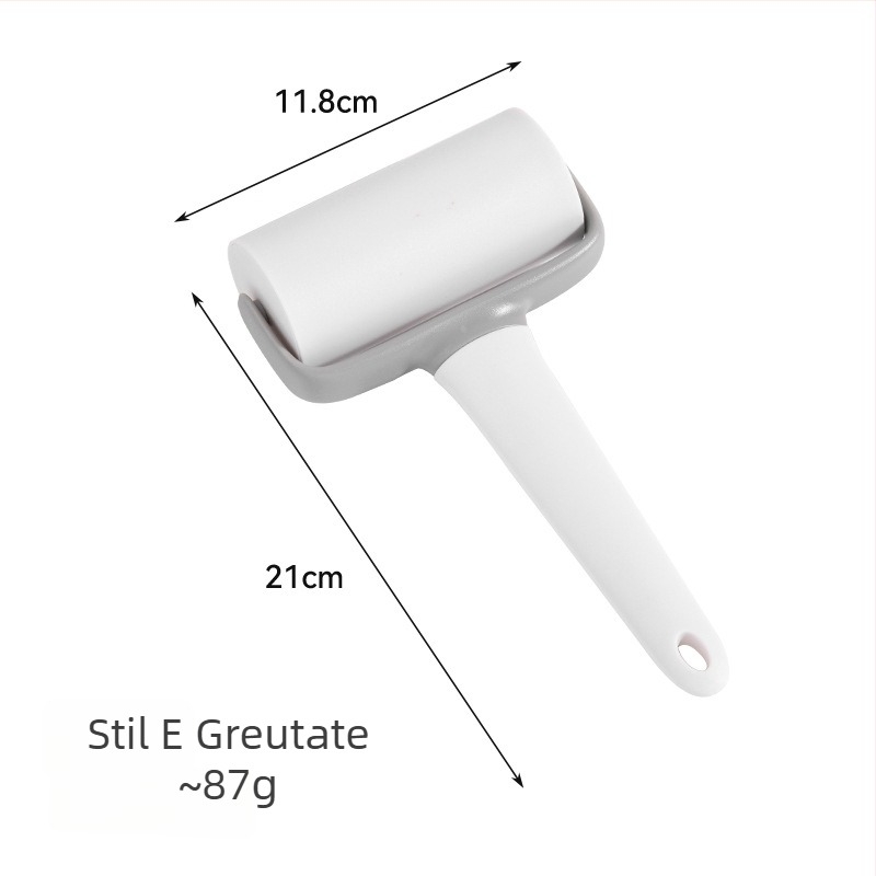 Set creativ de bucătărie din plastic: cuțit cu plasă pentru aluat, role de relief, perforator pentru aluat de plăcintă și rolă pentru pizza – unelte de patiserie