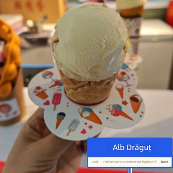 Suport de hârtie anti-scurgere pentru corn de înghețată – decor NOBIBI