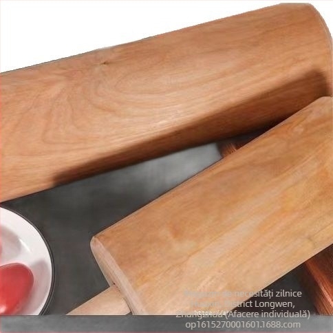Rolă de aluat din lemn masiv pentru churros și clătite – gătire acasă