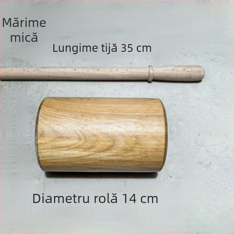 Rolă de aluat din lemn masiv pentru churros și clătite – gătire acasă