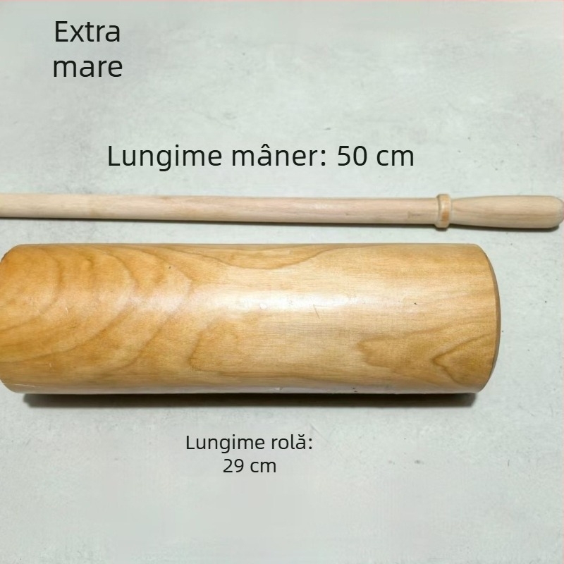 Rolă de aluat din lemn masiv pentru churros și clătite – gătire acasă