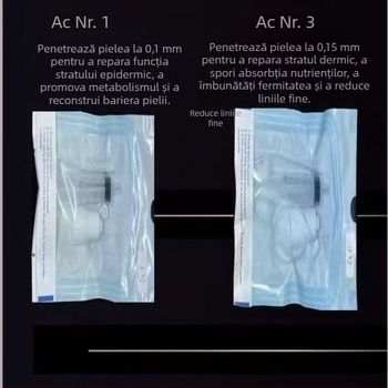 V50 Sistemă fără ace pentru iluminare cu apă, sondă mare din microcristale și placă nano-cristal cu tub – Consumabile pentru dispozitiv de înfrumusețare universal