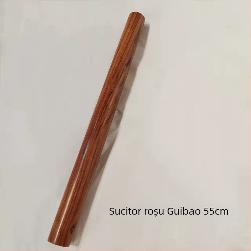 Rulou din lemn cu capete plate, Red Guibao, pentru uz casnic