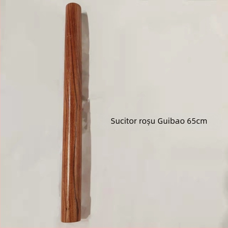 Rulou din lemn cu capete plate, Red Guibao, pentru uz casnic