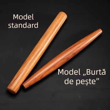 Rolă de bucătărie din lemn solid Huanghuali, pentru uz casnic, în dimensiuni mari și mici, instrument pentru foi de aluat la copt