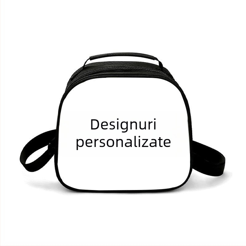 Rucsac școlar cu imprimare digitală prin sublimare, rezistent la uzură, unisex, cu bretele reglabile
