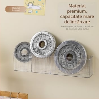 Casetă de depozitare pentru markere, montată pe perete, capacitate mare — organizator de birou și suport pentru pensule de acuarelă