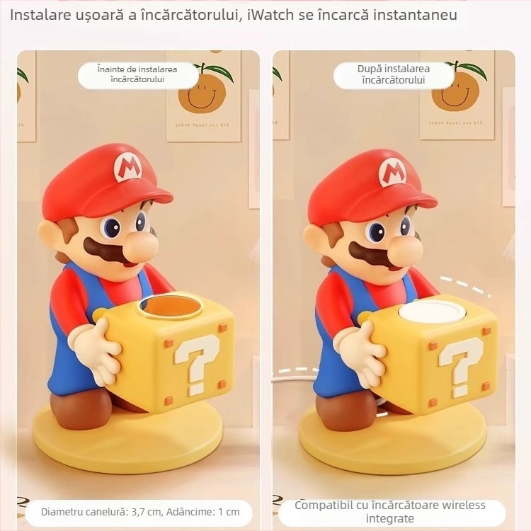 Suport de încărcare pentru ceas și ornament de birou pentru Apple Watch și Xiaomi