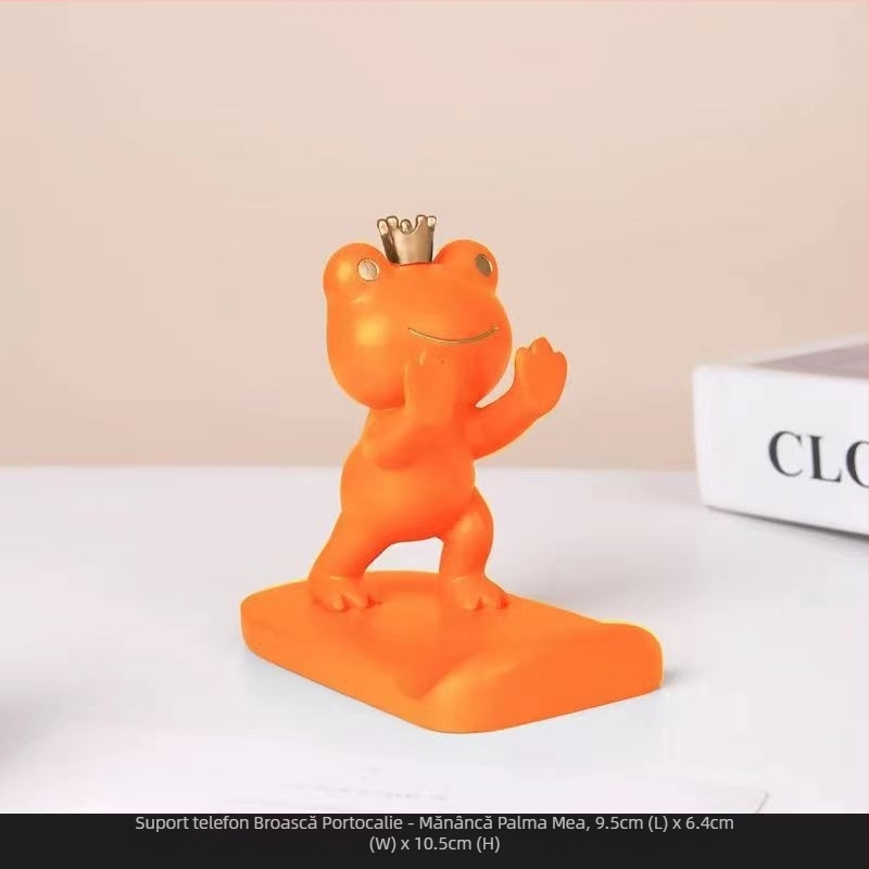 Violent Bear Suport pentru telefon și tabletă – Ornament de birou din rășină