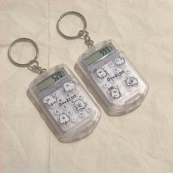 Calculator mini, inspirat de stilul modern al rețelelor sociale, liniștit și drăguț, compact și portabil, afișaj cu 8 cifre, design minimalist pentru cămine studențești