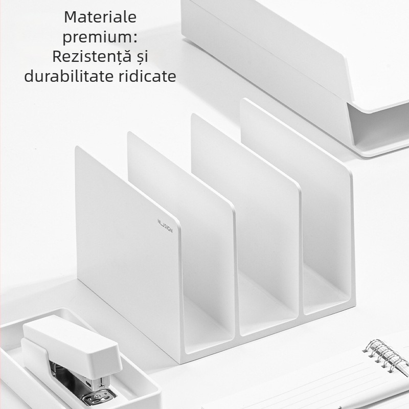 NS006 Suport de cărți pentru birou din plastic cu separator