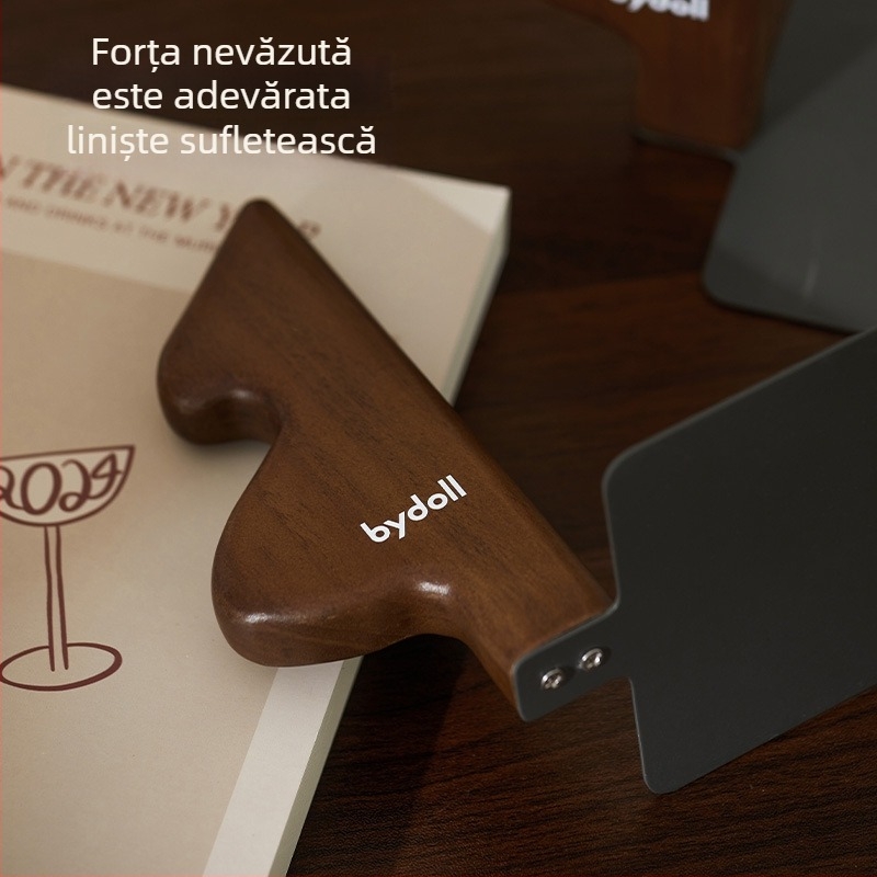 Suporturi pentru cărți în formă de brad, din lemn masiv, mobile, pentru birou, decor de birou