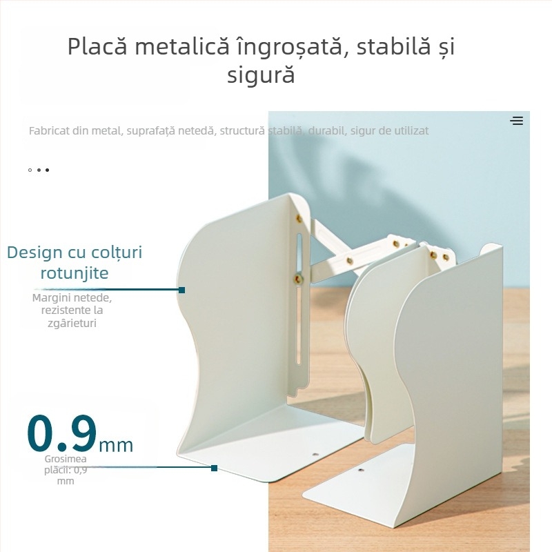 Suport pliabil și extensibil pentru cărți de birou, raft creativ pentru studenți