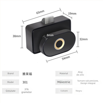 Încuietoare inteligentă pentru sertar cu amprentă și Bluetooth — lacăt din aliaj de zinc pentru dulapuri și fișiere, birou și casă