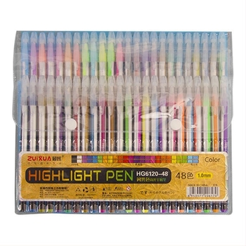 Set de markere neon strălucitoare cu sclipici, pixuri gel colorate în stil koreean pentru jurnal și evidențierea notițelor