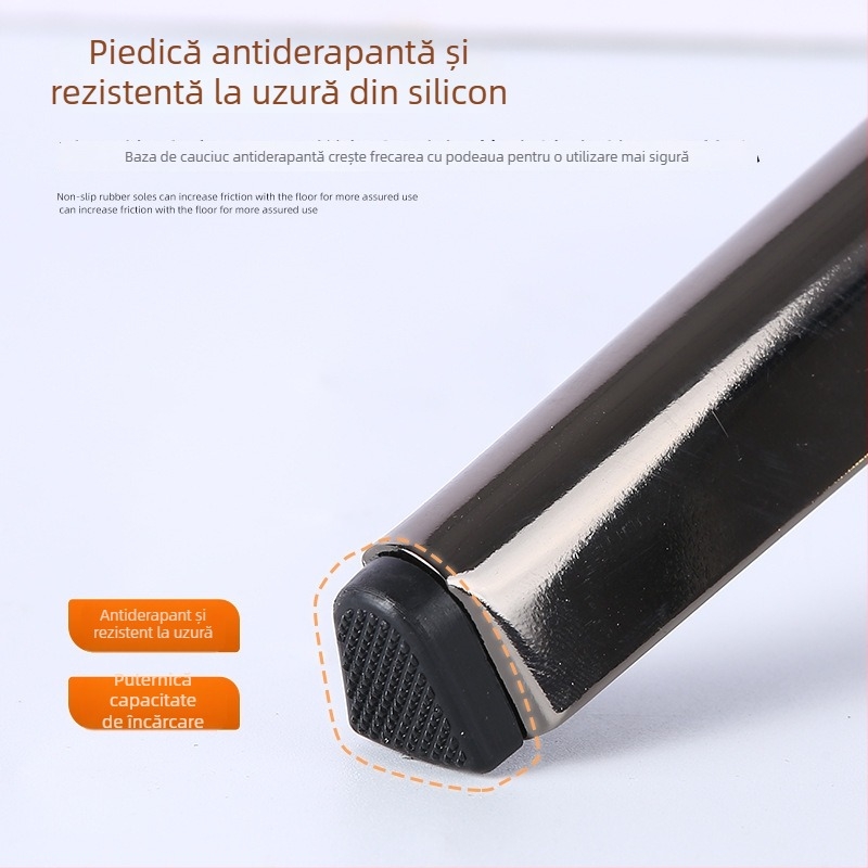 Picioare metalice cu design semicircular cu trei brațe pentru canapea, noptiere, măsuță de cafea, pat și comodă pentru televizor