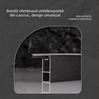 Bară pentru haine din aliaj de aluminiu, neagră, pentru garderob, îngroșată, silențioasă, antiderapantă, pentru lenjerie și mobilier