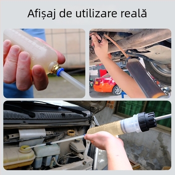 Unealtă de schimb ulei tip seringă, cu aspirație și injecție — pompă manuală pentru ulei de motor și lichid de frână, curățare a depunerilor de carbon la mașină