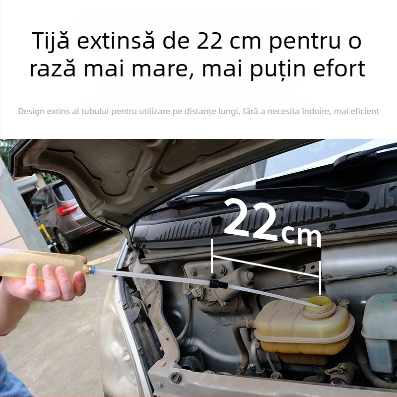 Unealtă de schimb ulei tip seringă, cu aspirație și injecție — pompă manuală pentru ulei de motor și lichid de frână, curățare a depunerilor de carbon la mașină