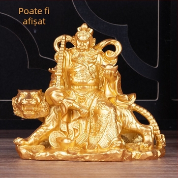 Statuetă Zhao Gongming, Zeul Bunăstării, pentru decorul casei